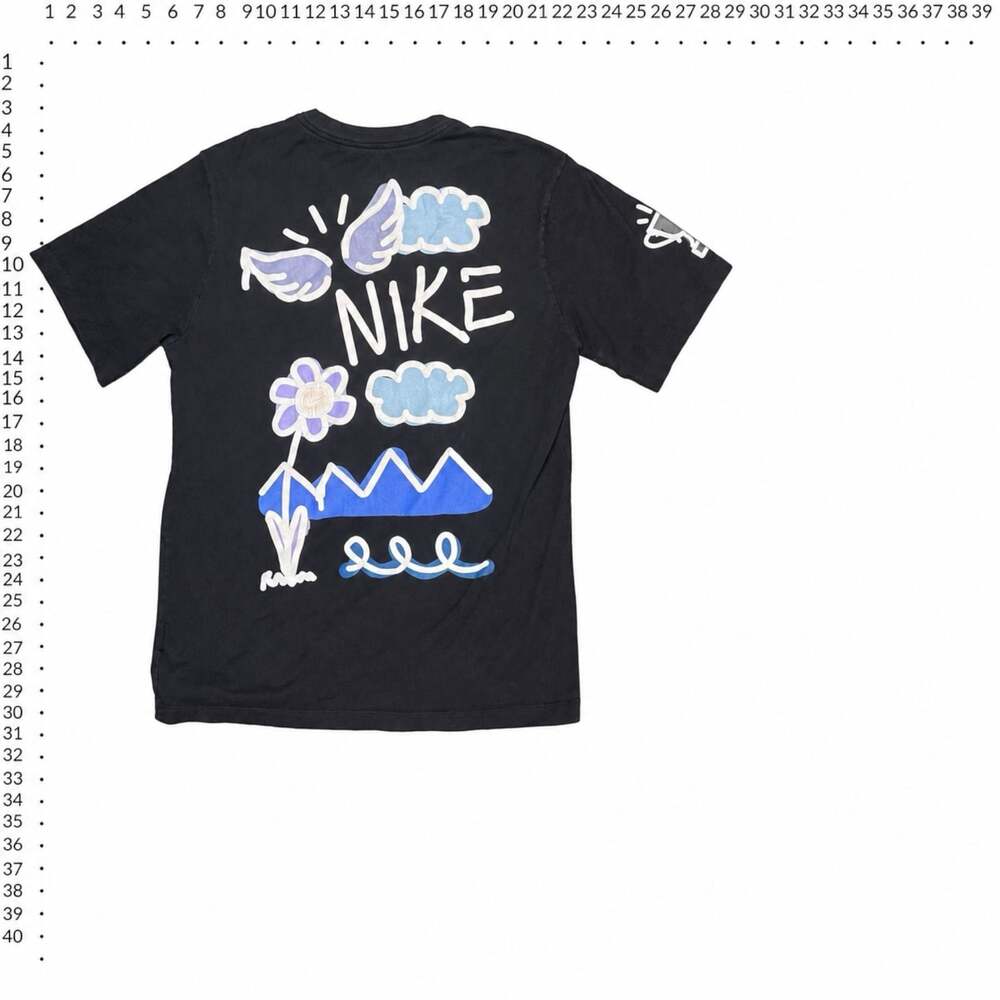 Nike Graphic T-Shirt Black Size M - Picture 3 of 4